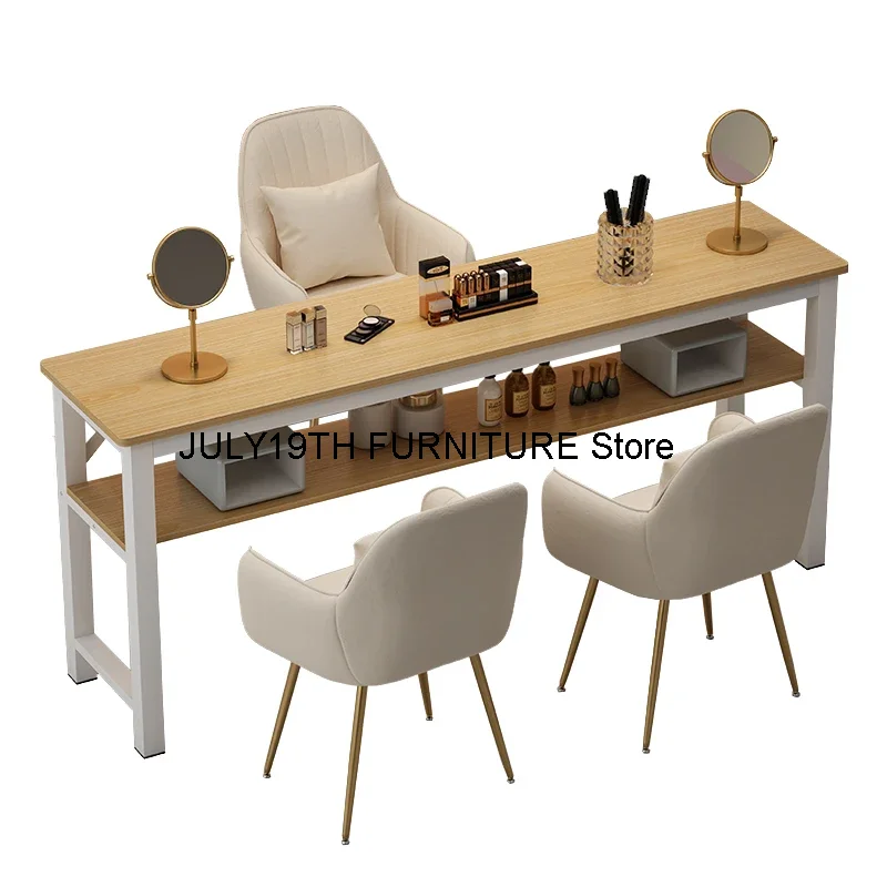 Mesas De Prego De Madeira Profissional para Manicure, Mesa Moderna, Mesas De Prego Simples, Móveis Para Sala De Estar, Mobiliário De Salão, MR50NT