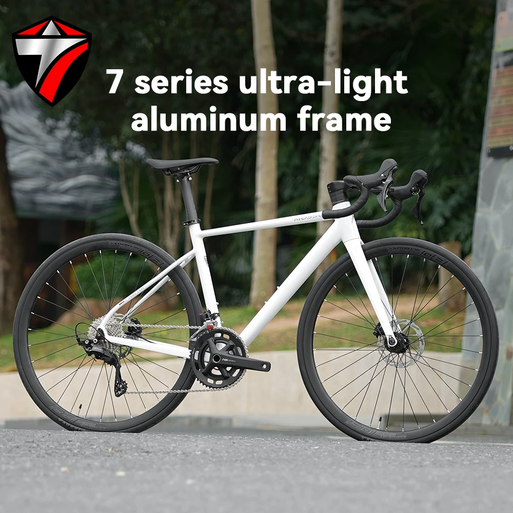 

TWITTER aluminum mountain bike R7120-105 2x12 speed ​​carbon fiber hub disc brake gravel road bike lightweight off-road bike