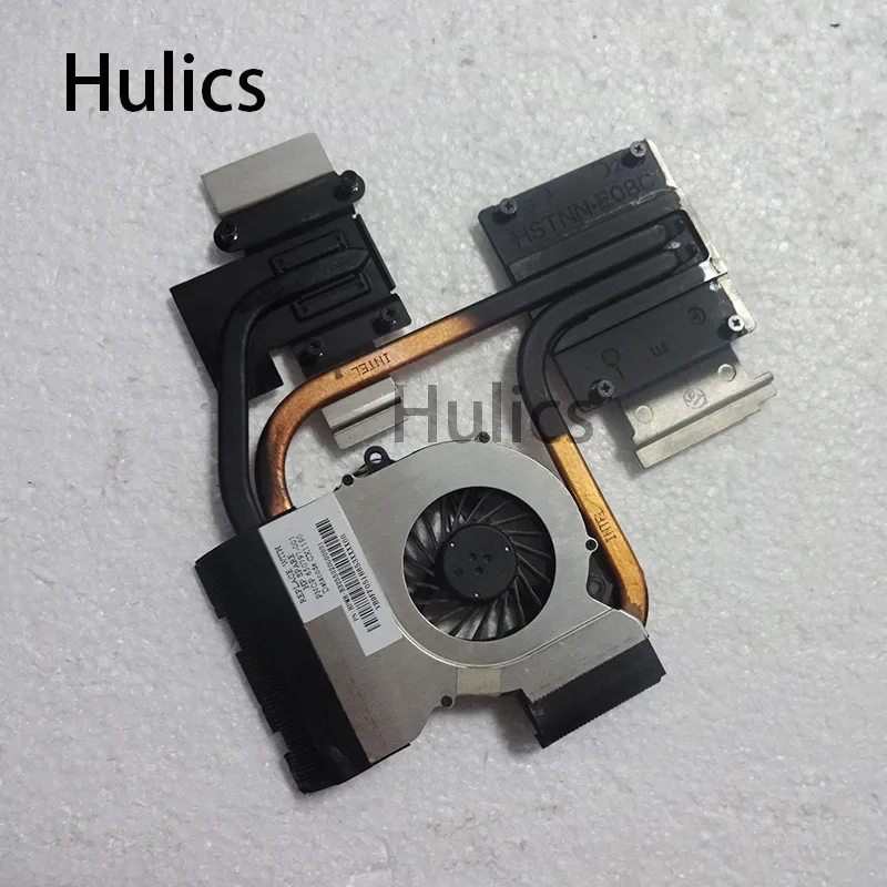 Hulics Used For HP Pavilion DV6-6000 Dv6 DV7-6000 DV7 Cooling Heatsink With Fan 653627-001 650797-001 665309-001