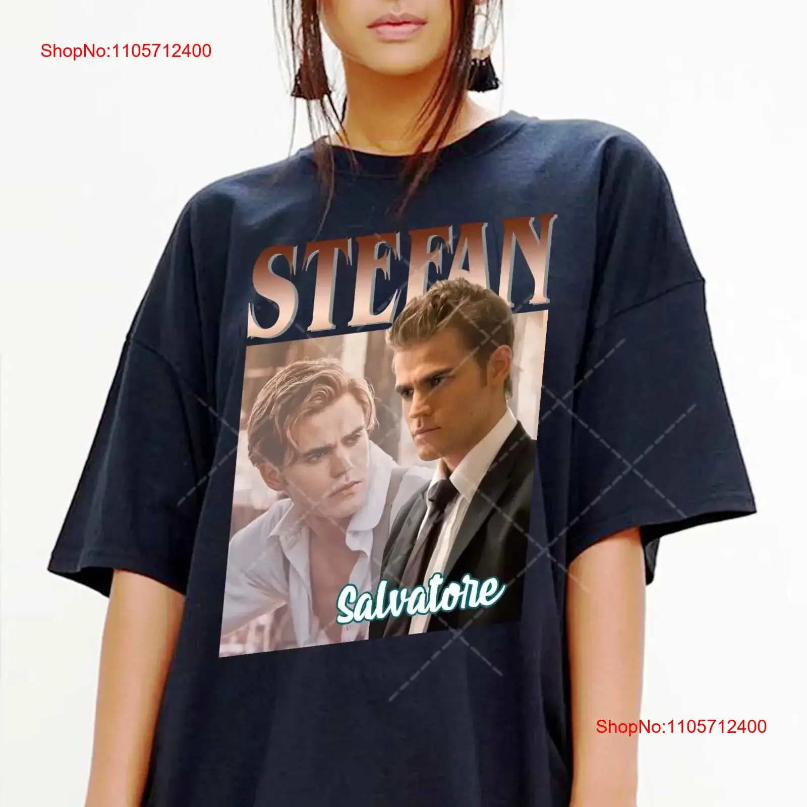 Vintage Stefan Salvatore T Shirt Paul Wesley Fans Movie vintage Washed Top For Everyday Wear Comfortable Versatile Stylish