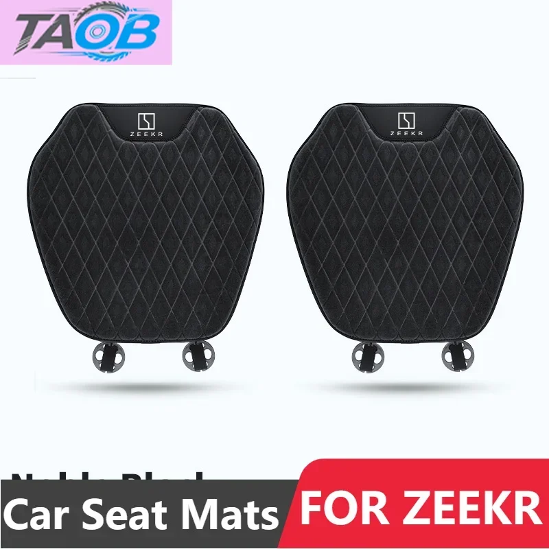 Car Seat Mats For ZEEKR X 001 007 009 MIX 7X 9X Flannel Back Seat Pad Protector Covers Cushion Accessories