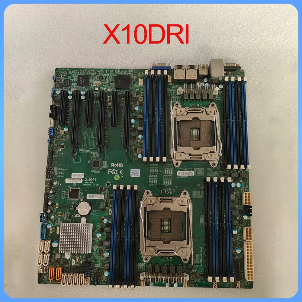 For Supermicro X10DRI C612 Dual-channel 2011V3 Graphics Workstation X99 Motherboard