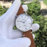 Reloj mecánico automático para hombre de 38 mm adecuado para el movimiento Seagull ST1731, reloj de pulsera con parte trasera transparente resistente al agua con calendario.