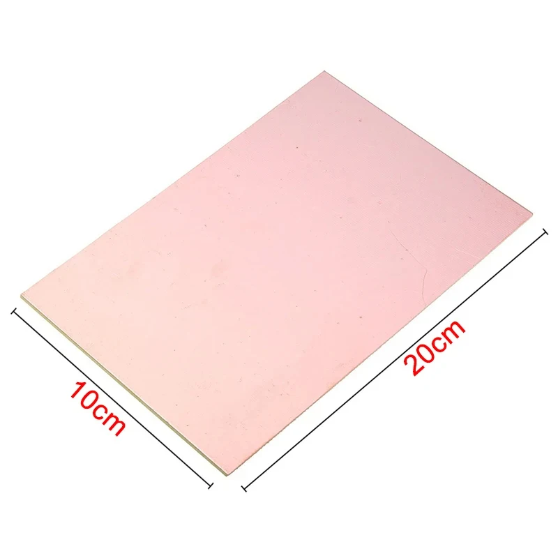 Imagem -03 - Fiberglass Single-sided Placa de Circuito Laminado Pcb Impresso Espessura de 015 04 06 08 10 12 mm 10 Pcs 10x20cm Fr4