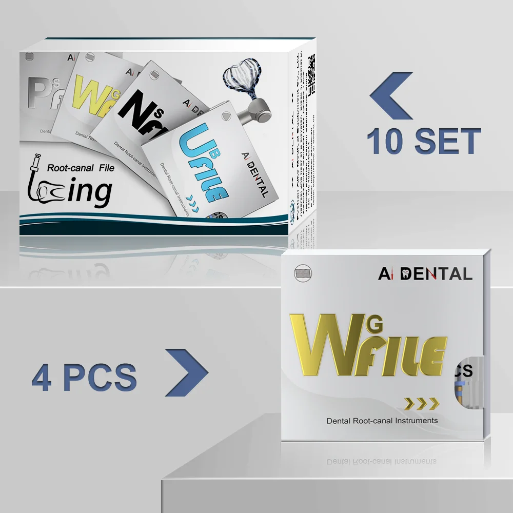 AI-WG Loving File Dental Root Canal File Glod 25mm Niti WaveOne System Endomotor Files Drills Dentist Instruments