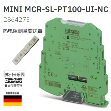 2864273 MINI MCR-SL-PT100-UI-NC Phoenix Resistance Measurement Transmitter Spot