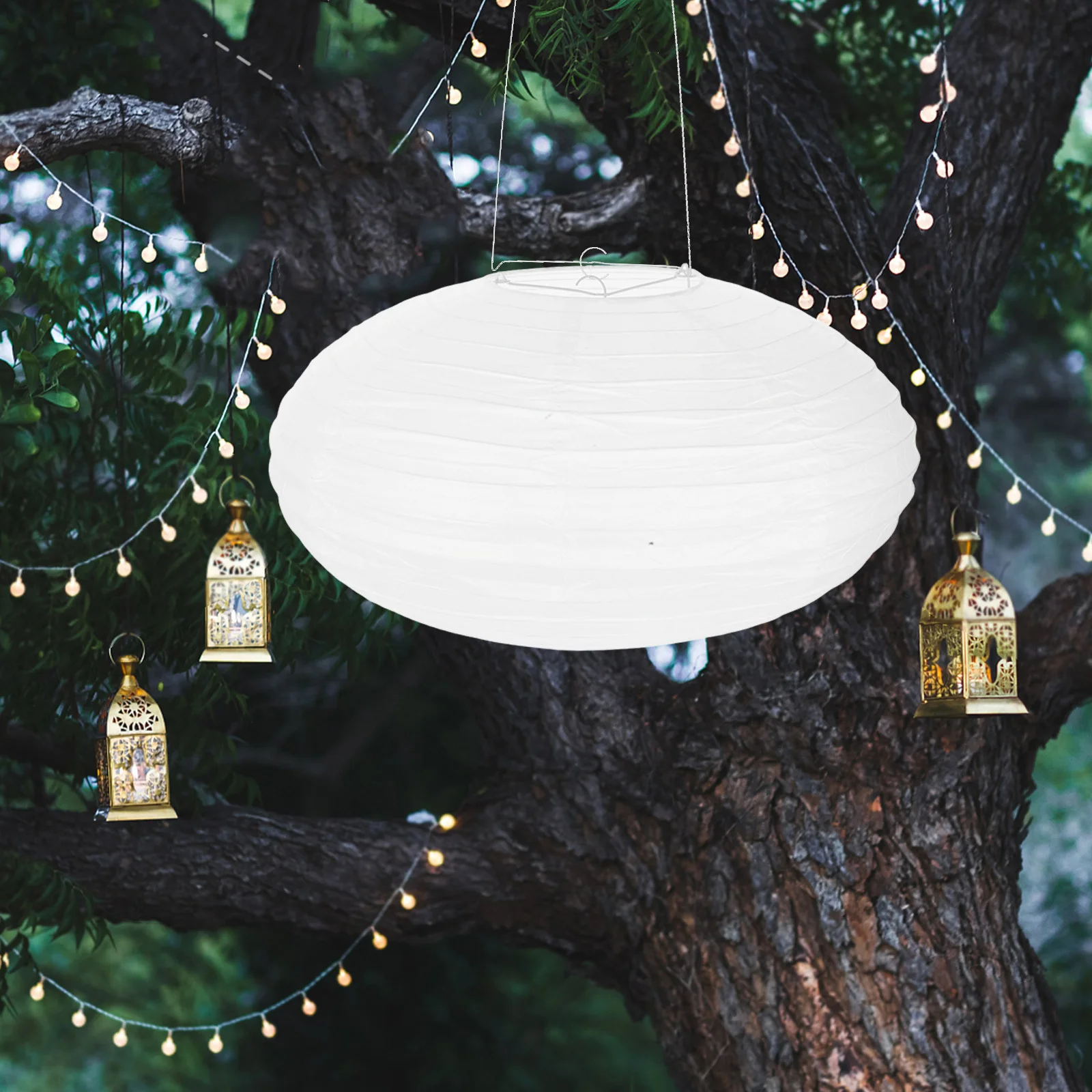 

Blank Paper Lantern Shade Decorative Light Cover For Wedding Party Room Diy Graffiti Lamp Ceiling Pendant Craft Ornament