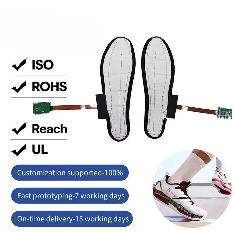 20262026 Flexible Pressure Sensitive Sensor Wearable FSR Insole for Measuring Pressure Distribution and Gait Analysis