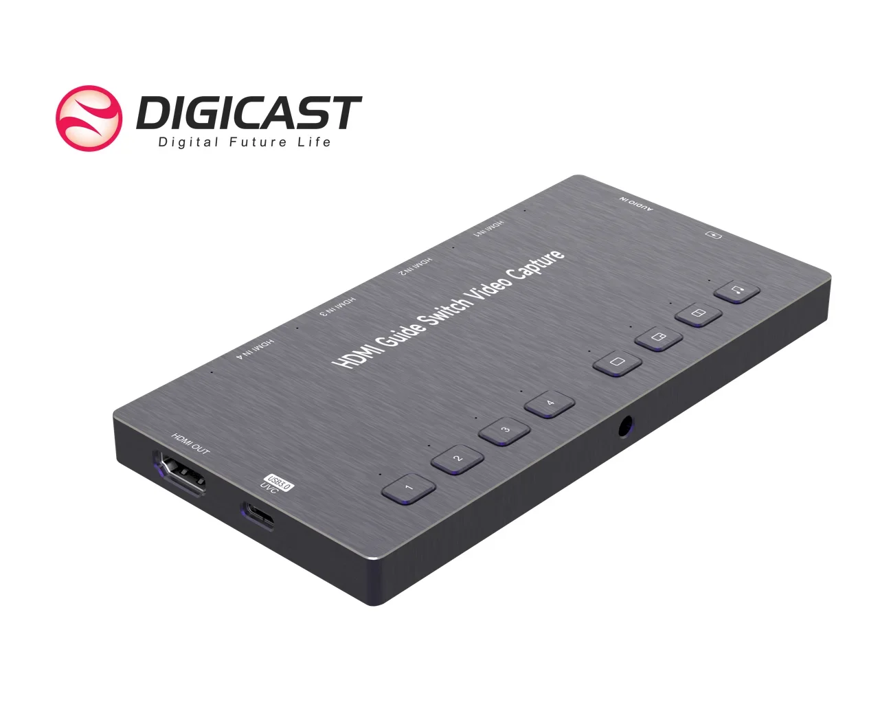 DIGICAST Dual HD Video Capture Card for Live Streaming Gaming 1080P Audio&Video Capture