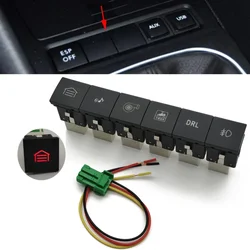 Car DRL Garage Music Camera Recorder Front Fog Light Switch For VW Golf 6 Golf Jetta MK6 Scirocco 09-11