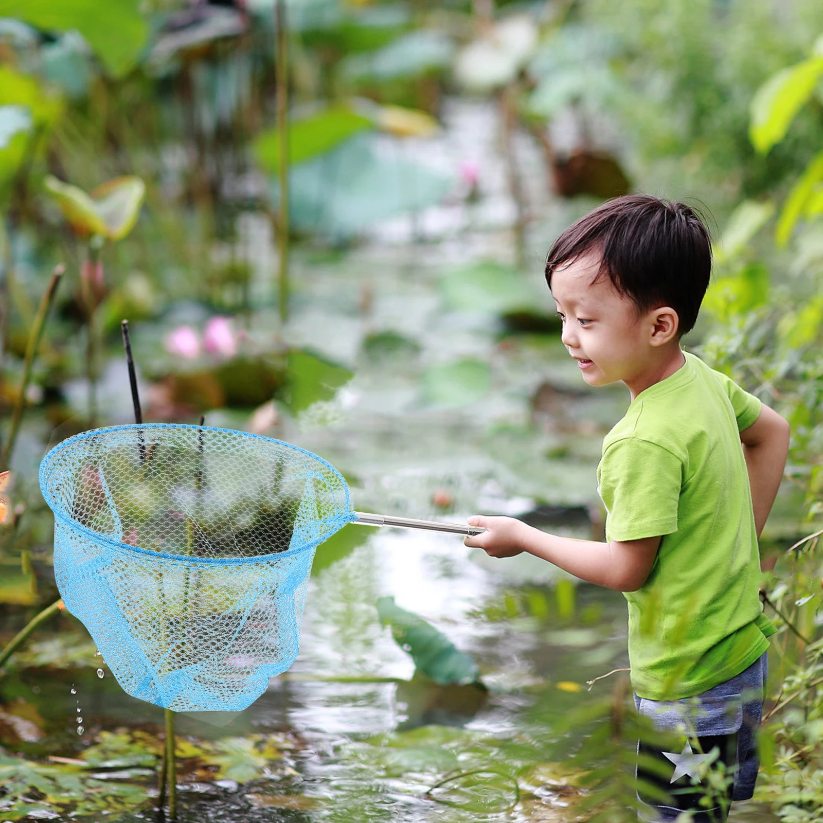 

Butterfly Net Kids Insects Catching Outdoor Telescopic Fishing Net Nylon Mesh Child Small Fish Tank Aquarium Pool