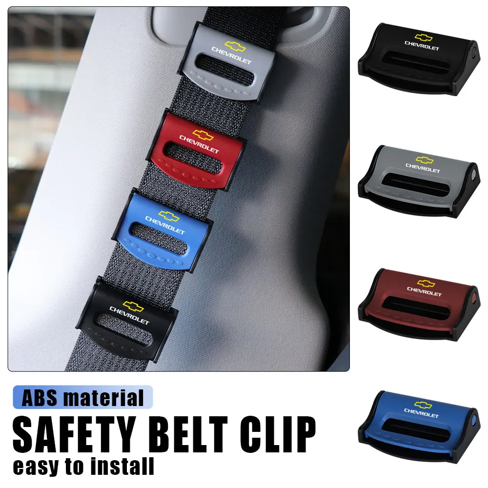 ABS Car Seat Belt Clip Buckle Seatbelt Adjustable Stopper Clip Auto Accessories For Chevrolet Cruze Captiva Trax Sonic Sail Aveo