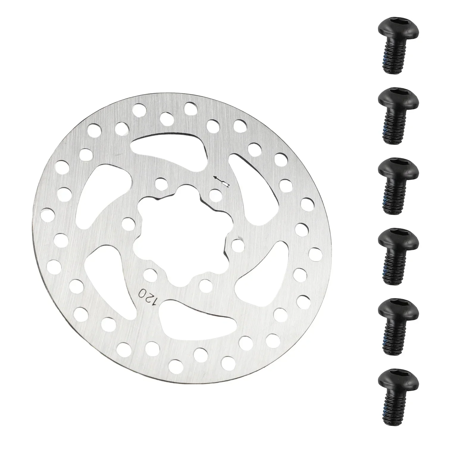 Durable High Quality Disc With Screws For Xiaomi Pro/Pro2 Pitch 22-44MM Riding 120mm 6 Holes Brake Disc