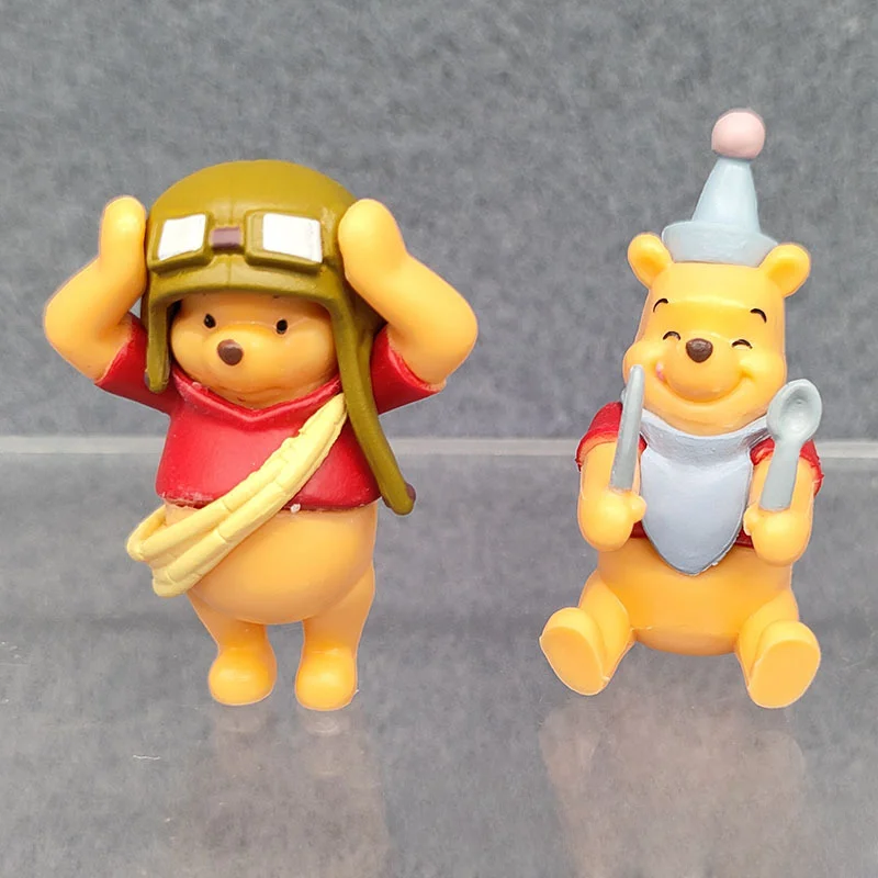 4Pcs/Set Anime Cartoon Winnie The Pooh Action Figure Toy Pooh Bear Tigger Eeyore Piglet Action Figure Doll Toys Christmas Gift