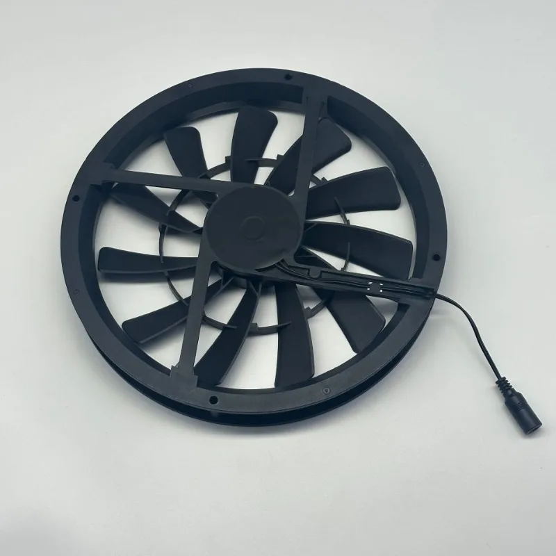 10 Inch Solar Powered Exhaust Fan Monocrystalline Solar Panel Ventilation Fan for Pet House Chicken Coop