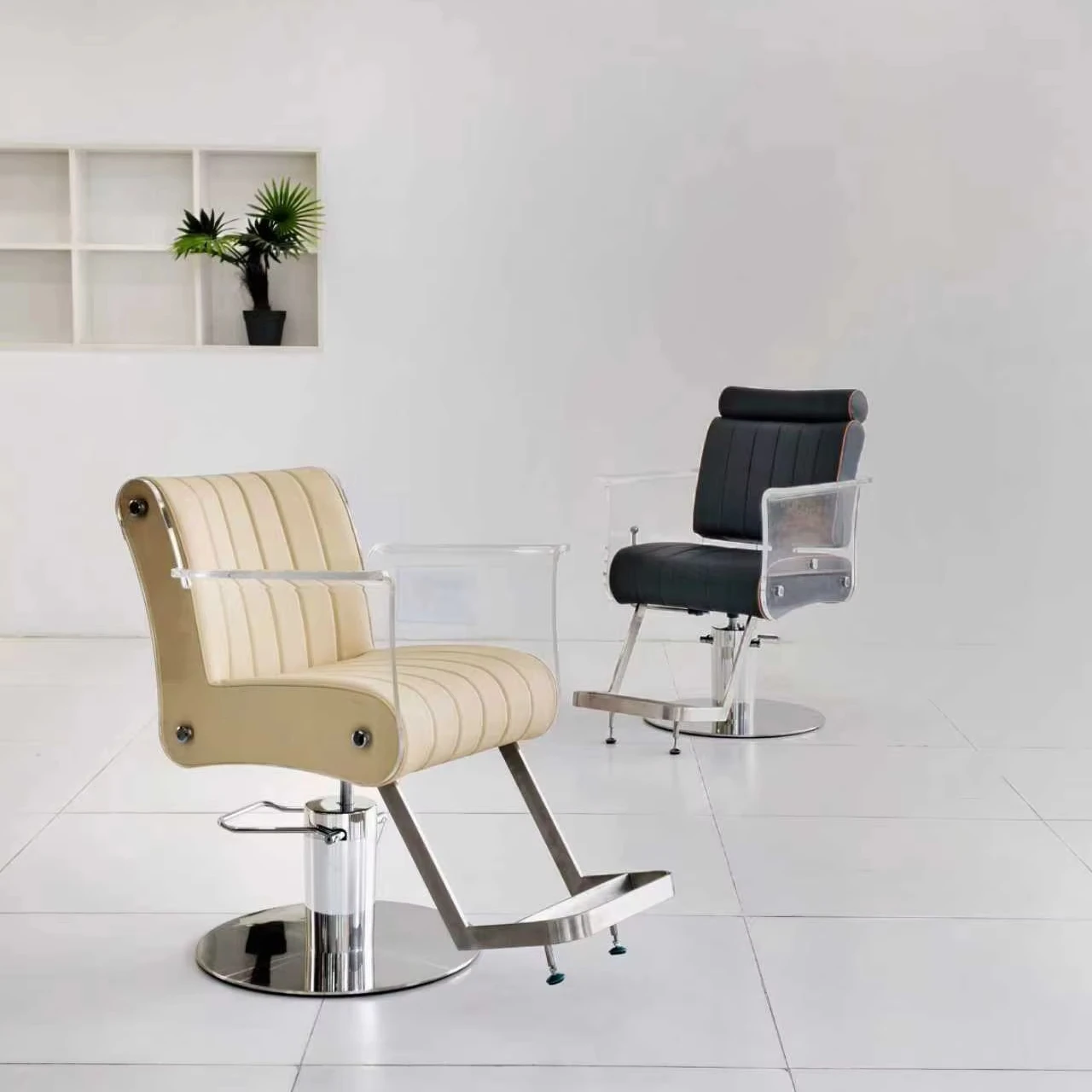 

Modern Adjustable Salon Barber Chair Hydraulic Lift Hairdressing Chair for Barbershop