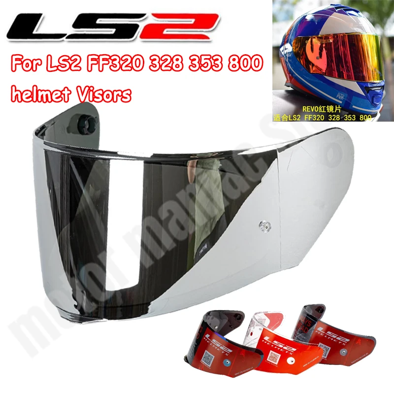 

LS2 FF328 Helmet Visor Suitable for Ls2 Ff320 Ff353 Ff800 Helmets Lens Model MHR-74 Visera De Casco 9 Color Capacete De Moto