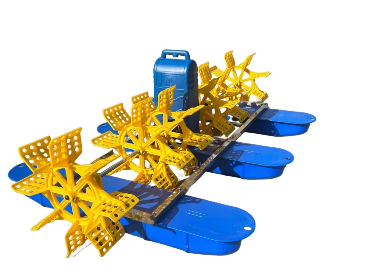for-6 Impellers 2.2kw Pump Aquaculture Water Surface Floating Paddlewheel Aerator 2.4kgO/Hour Oxygenation for Fish Shrimp Pond%