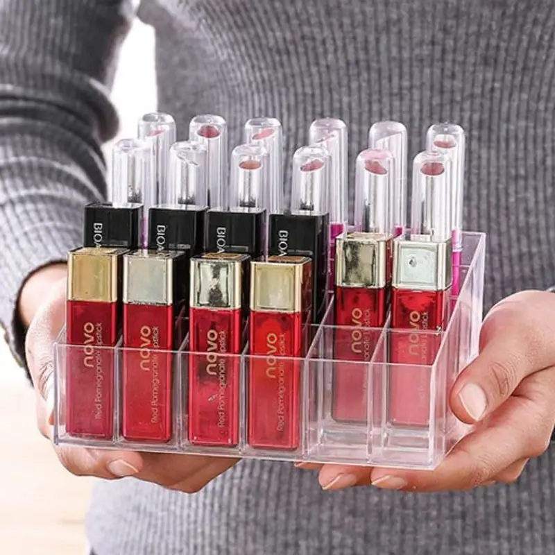 Lipstick Display Stand, 24 Grids Makeup Holder