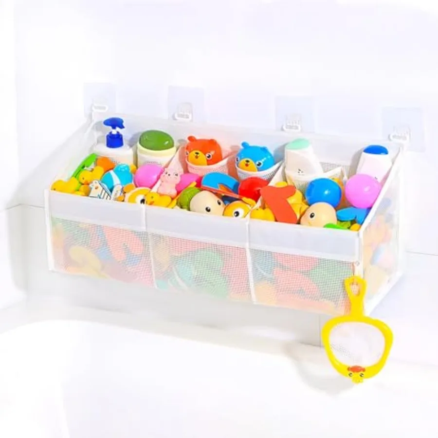 Breathable Mesh Bath Toy Storage with 6 Pockets