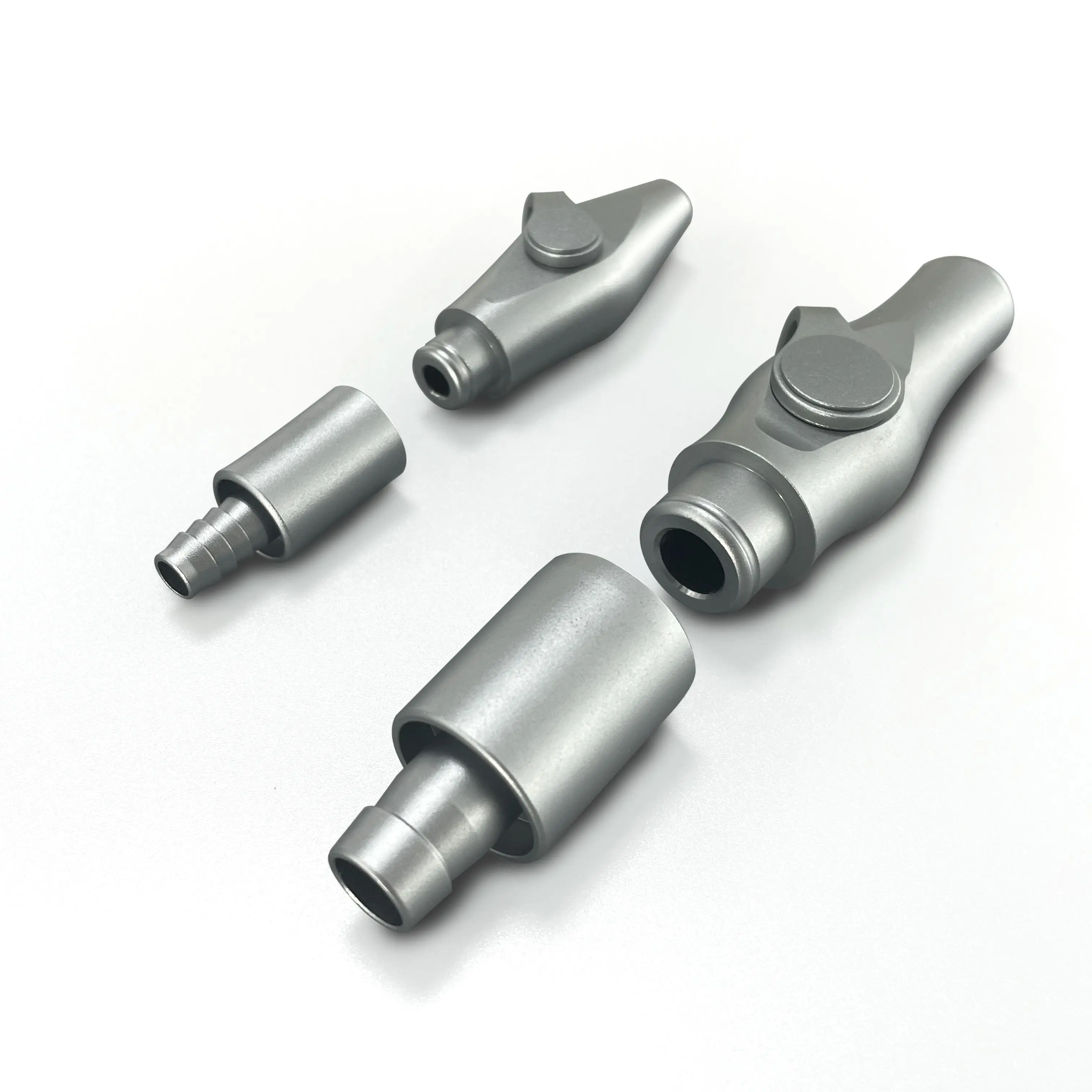 Dental Universal Aluminum Saliva Swivel Sucker Suction Handle Strong Weak Suction Autoclavable head tips tools part