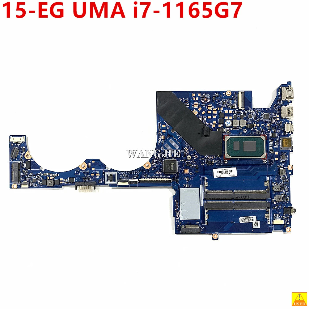 For HP PAVILION 15T-EG000 15-EG Laptop Motherboard M16350-601 M16350-001 UMA i7-1165G7 DA0G7HMB8G0 100% Working