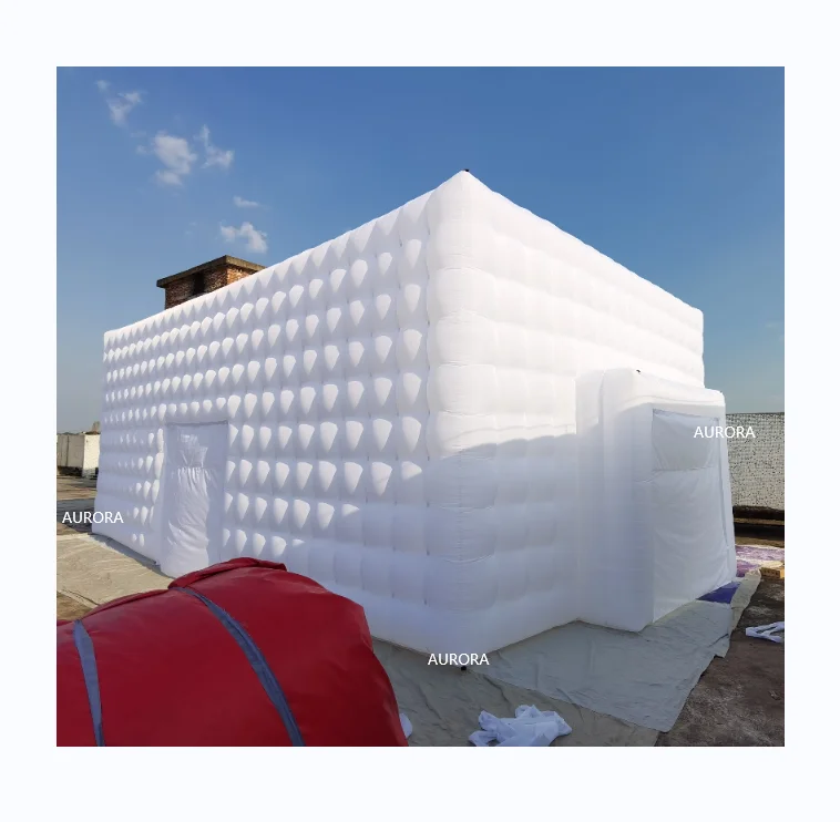 Led Light Inflatable Tent Inflatable Marquee Tents Inflatable Cube Party Nightclub Tent for Party