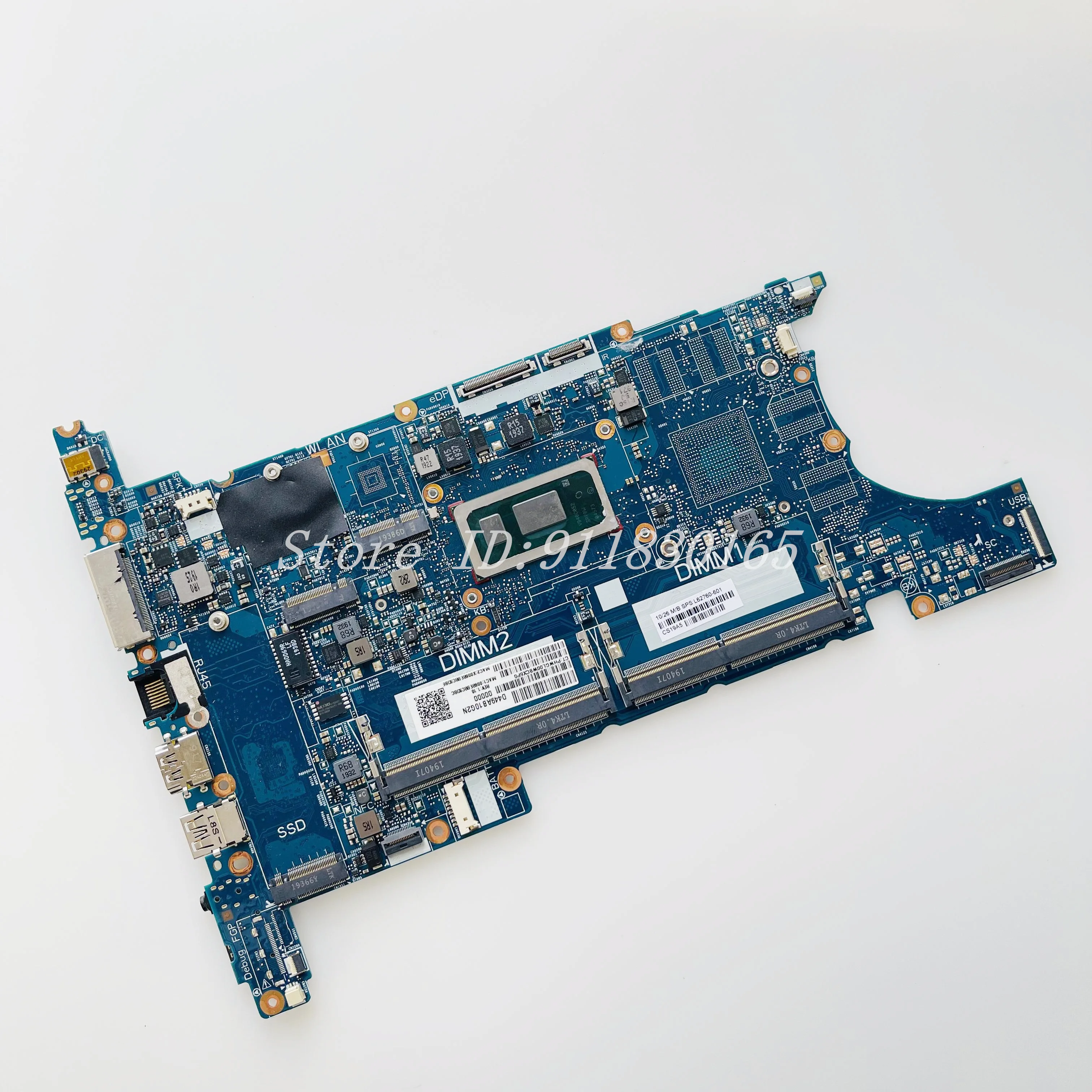 Imagem -05 - Placa-mãe Portátil com Núcleo hp Elitebook 840 g6 850 g6 I58265u I59365u I7-8665u 6050a3022501-mb-a01 L62760601 L62759-601