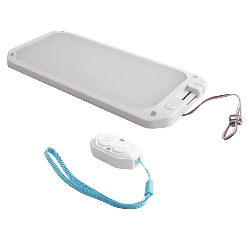 DT42-3X 12V-24V Dimmable Roof Dome Ceiling Spot Light Memory Function Slim Thin Interior Dome Lamp For RV Caravan Marine Boat