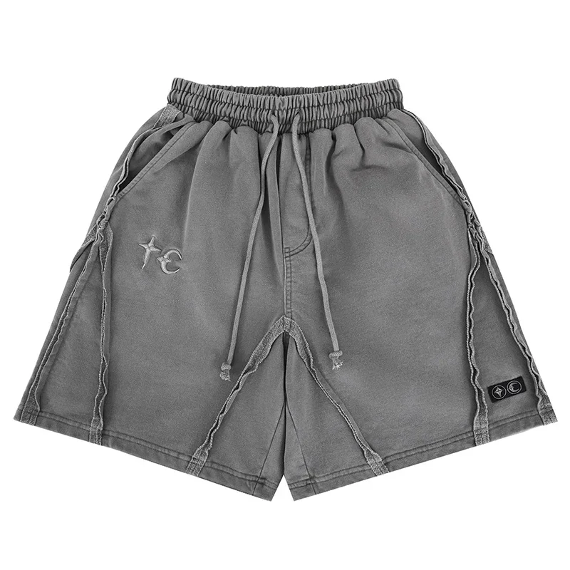 

High Quality Fashion THUG CLUB Shorts Good Quality Oversized Simple Washed Men Woman Casual All-match Y2k Style