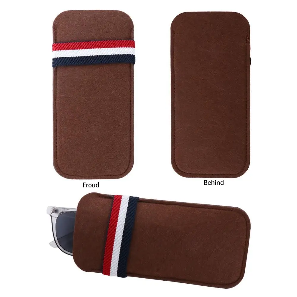 6 ألوان لينة الحاويات النظارات المحمولة ورأى القماش نظارات صندوق النظارات الشمسية حقيبة نظارات أكياس تخزين النظارات