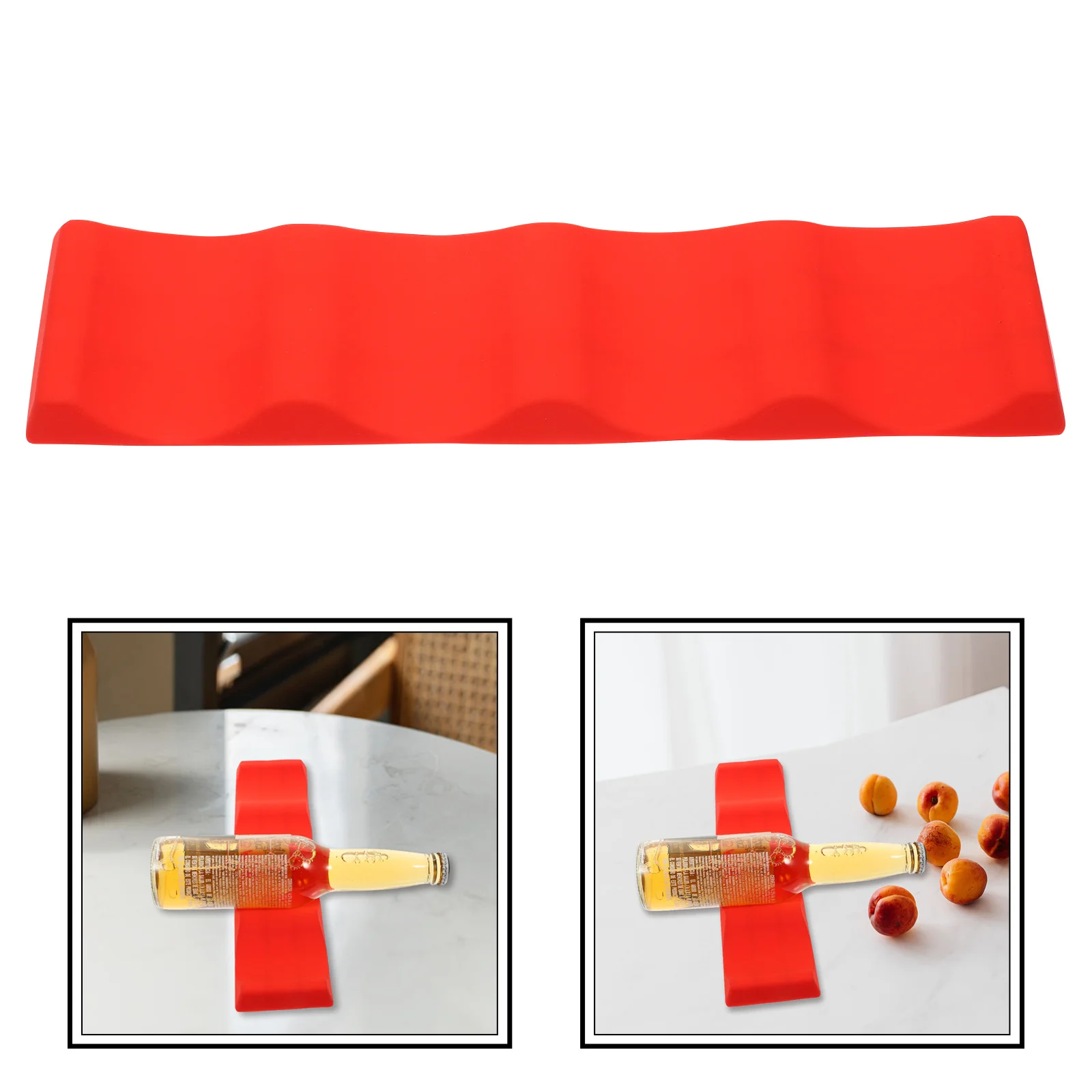 

2Pcs Modern Wine Bottle Stand Silicone Organizer Foldable for Home Bar Party Use Wine Bottle Stacker Beer Holder