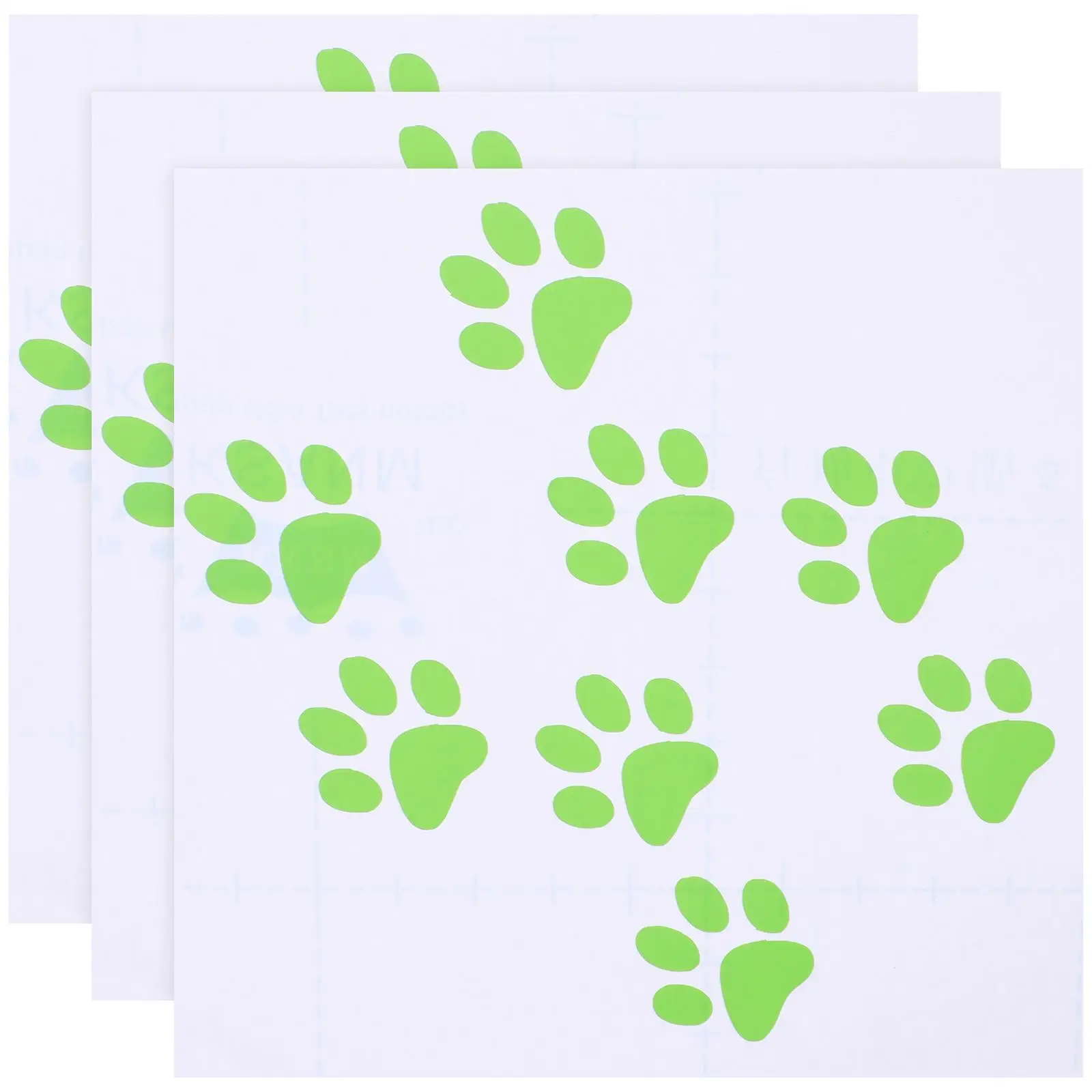 

24 Pcs Cat Footprint Car Sticker 3D Carbon Fiber Vinyl Decal 11CM x 6CM Yellow 8Pcs Set 3 Sets PVC Auto Body Decals No Residue