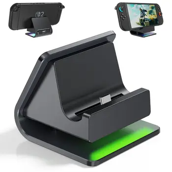 AOLION For Switch 2 Host Charging Stand Fast Charging Adjustable RGB NS2 Gaming Console Charging Stand 1