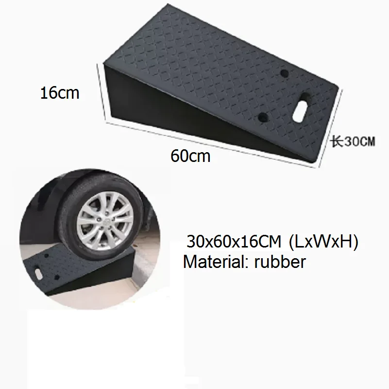 portable handhold Rubber Step pad ramp curb household car road threshold climbing triangle pad speed bump uphill slope  ladde