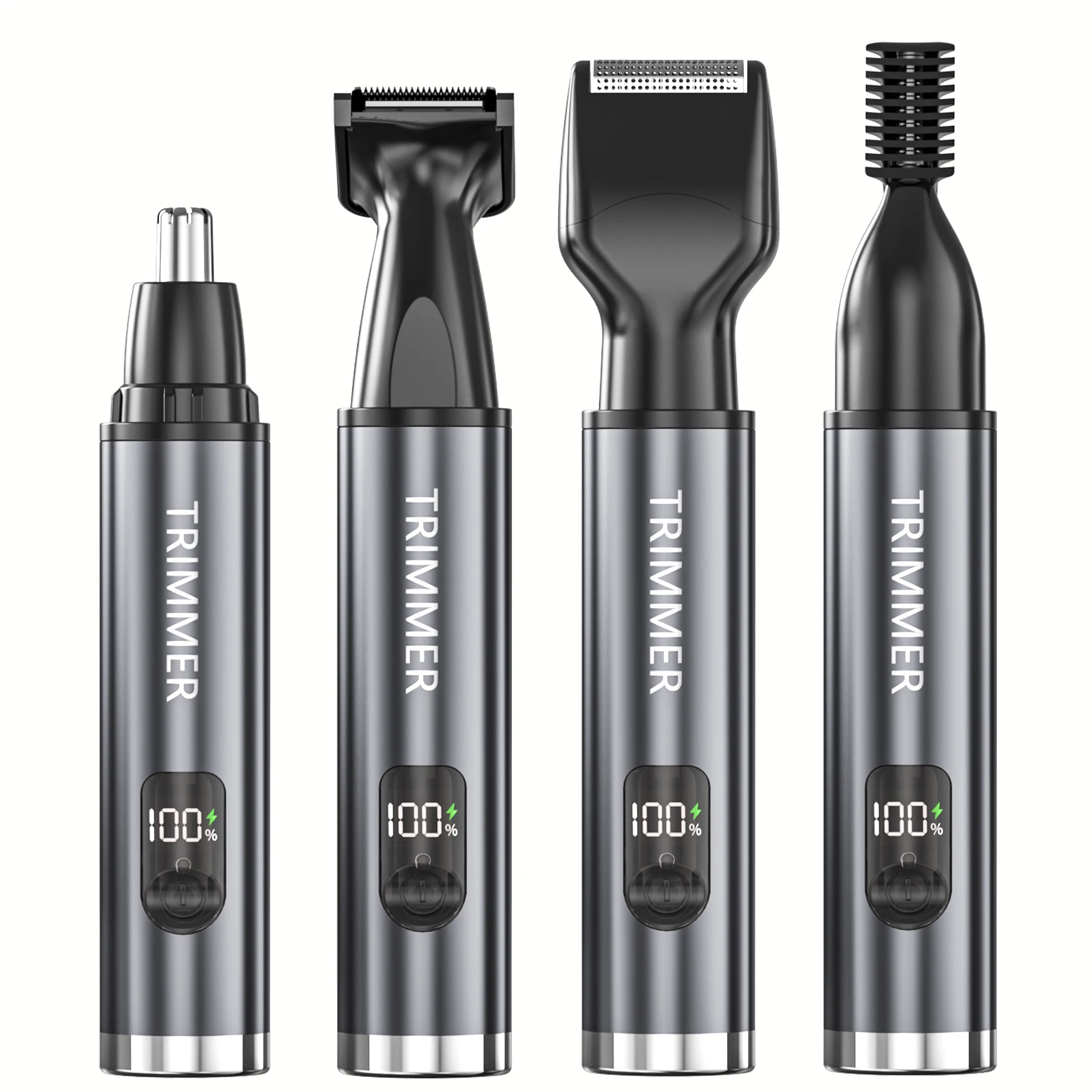 ماكينة تشذيب شعر الأنف الكهربائية أربعة في واحد، ماكينة حلاقة صغيرة لسوالف السوالف، ماكينة تشذيب شعر الأنف