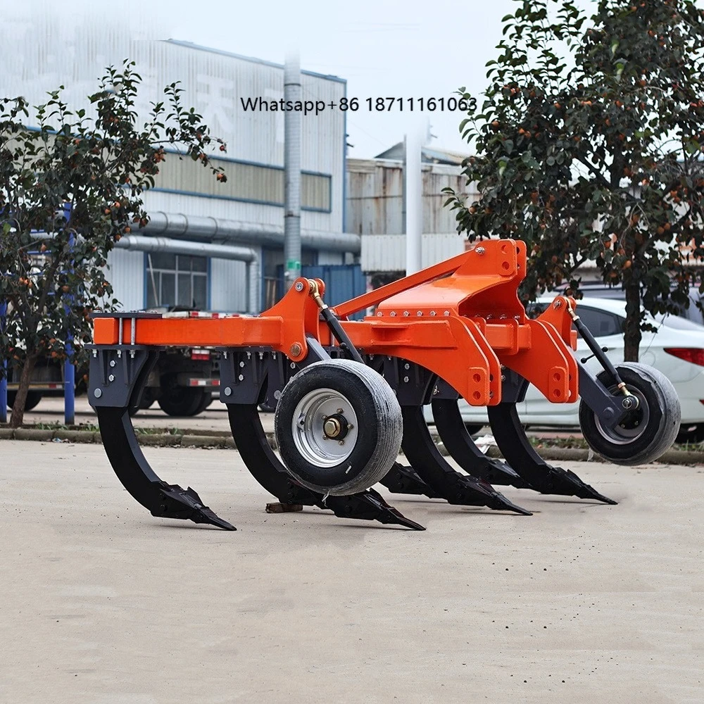 New  3-Point Tractor Mounted Deep Subsoiler Ripper 50-65cm Depth for High Productivity Tilling 1 Year Warranty