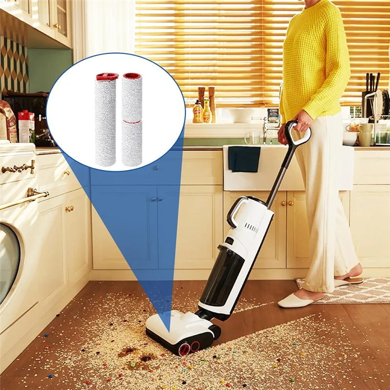 قطع غيار أسطوانة فرشاة FORC لملحقات المكنسة الكهربائية الرطبة والجافة Roborock Dyad Pro/Dyad Pro Combo #5