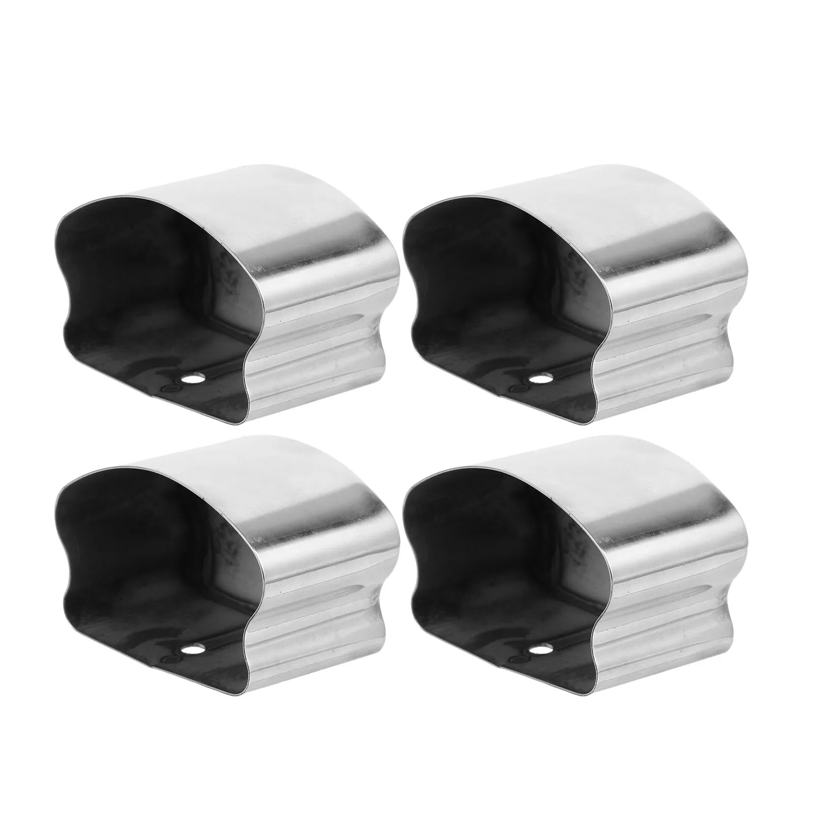 

4Pcs PVC Handrail End Caps for Staircase Steps Indoor Stair Railing End Fitting Dustproof Secure Finish Handrail Cover Stairway