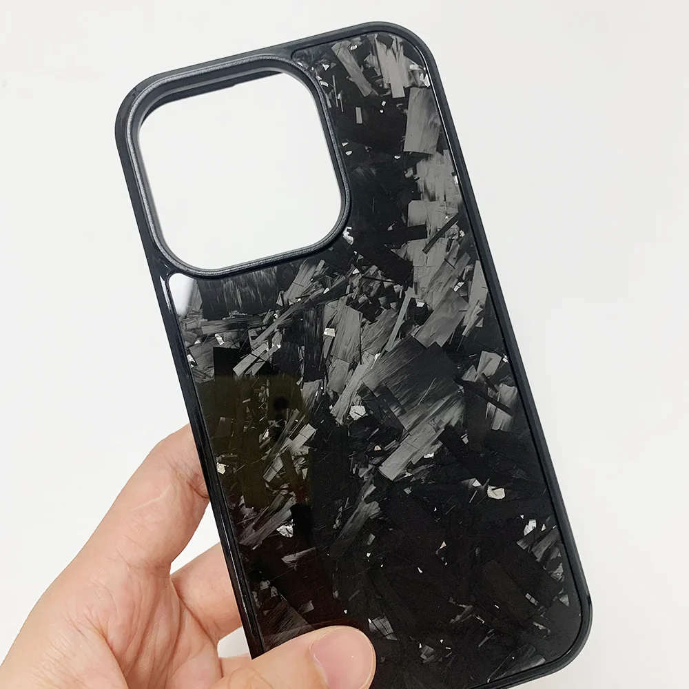卸売 高品質 本物の鍛造カーボンファイバー製 iPhone 11 12 13 14 15 16 Pro Max用 耐久性のある高級保護ケース