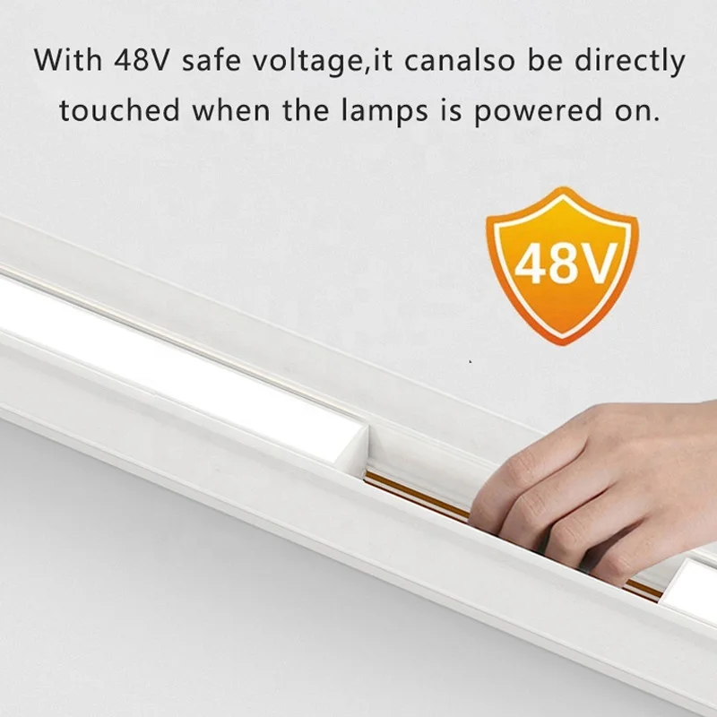 Projecteur sur rail 20W LED Tuya ZigBee BT, lampes sur rail, aimant intelligent, éclairage sur rail