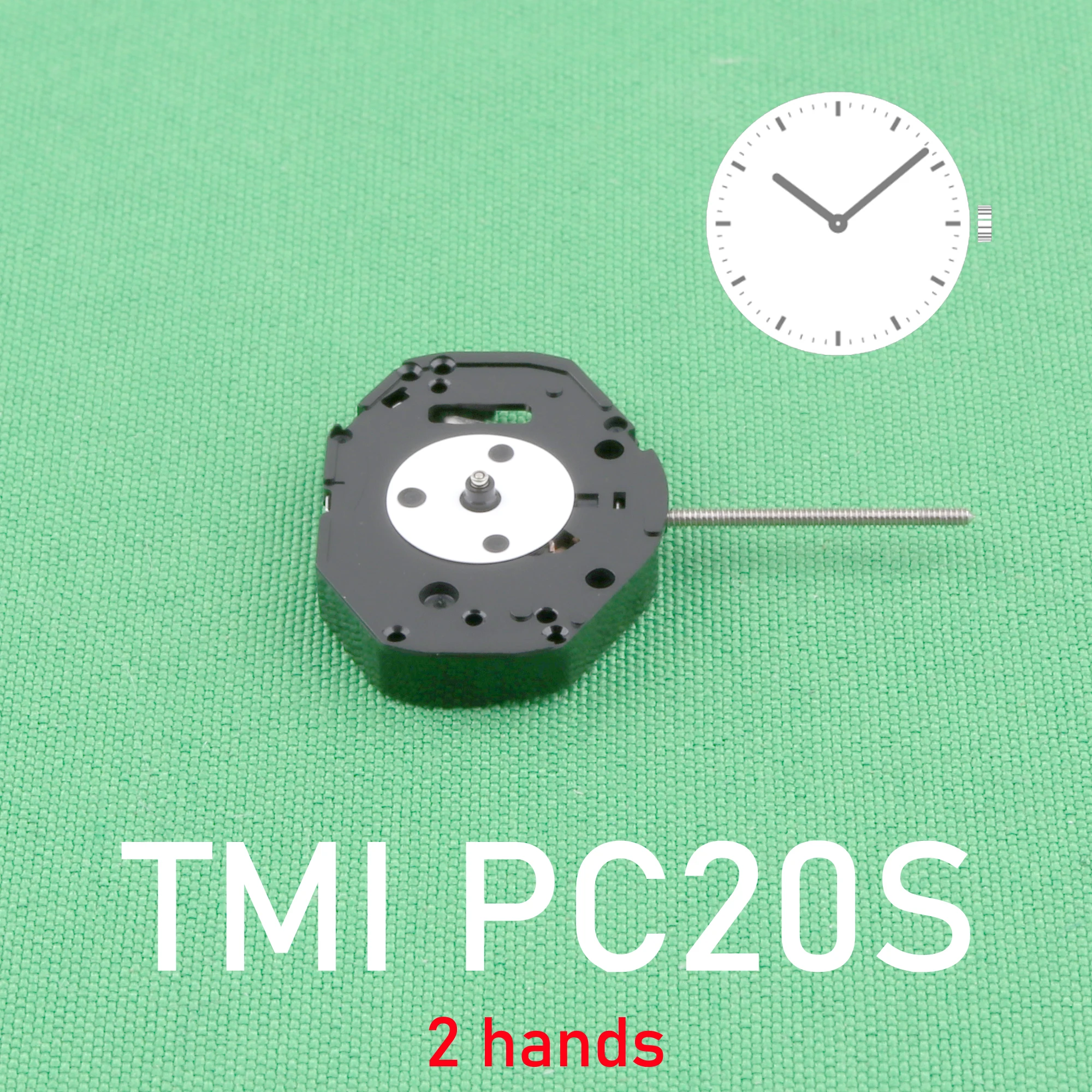 TMI PC20S movement New Japan Seiko PC20 Movement Original SII/TMI PC20 Watch Movement 2 hands