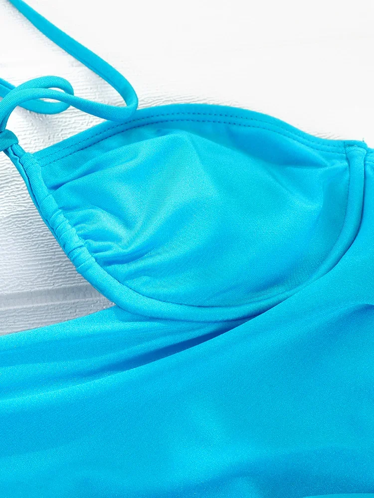 بدلة سباحة مونوكيني مثيرة لعام 2025 قطعة واحدة للنساء 2024 بدلة سباحة مرفوعة للأعلى بدلة سباحة مفرغة بدلة قطعة واحدة مقصوصة