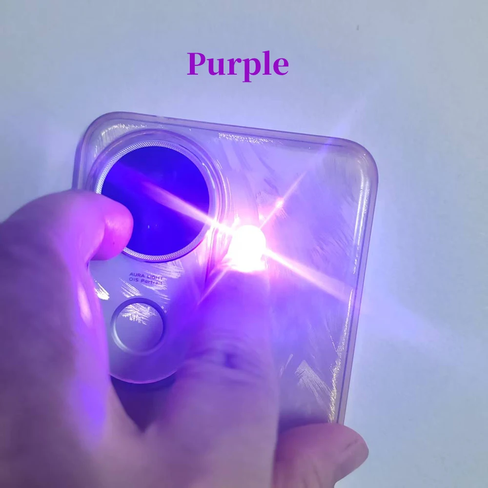 100pc/Lot Women NFC Nail Art Tips Stickers DIY Phone LED Lighting for Mobile Phone Nail Lamp Glow in The Dark Manicure Decor