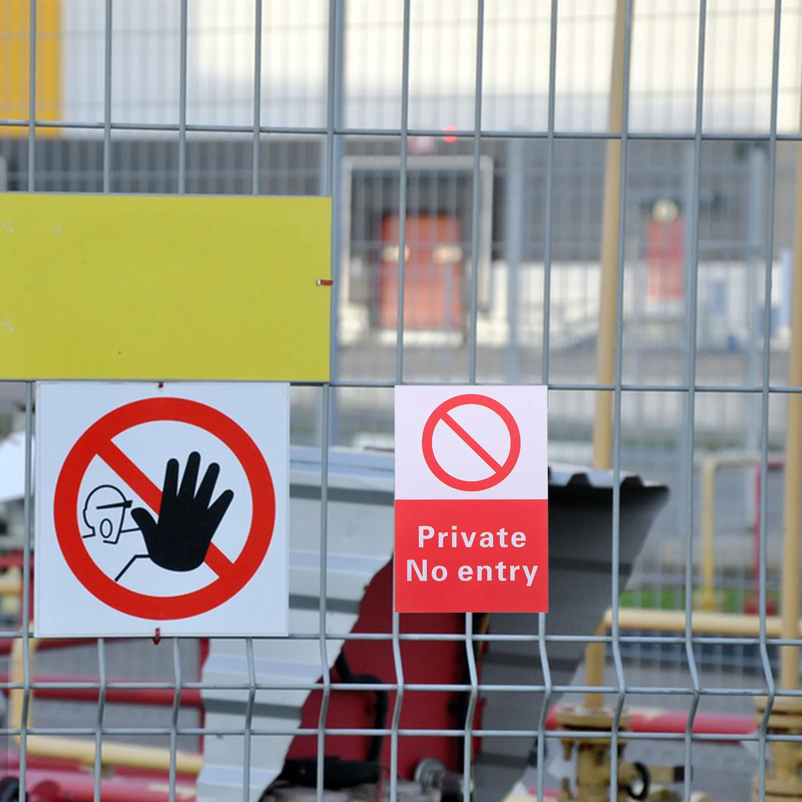 

PVC No Entrance Warning Sign 150mm x 100mm Safety Stickers Compact Versatile Outdoor Use Not Enter Red