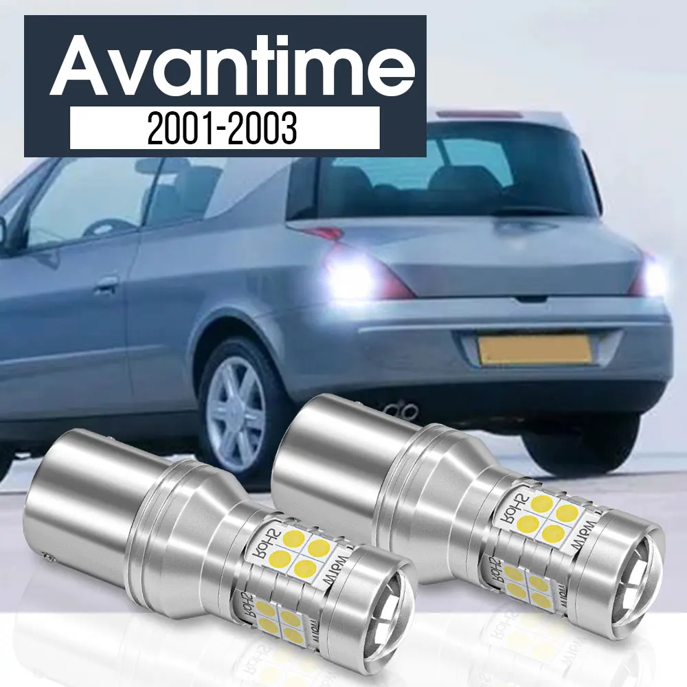 

2pcs LED Backup Light Reverse Lamp Blub Canbus Accessories For Renault Avantime 2001 2002 2003