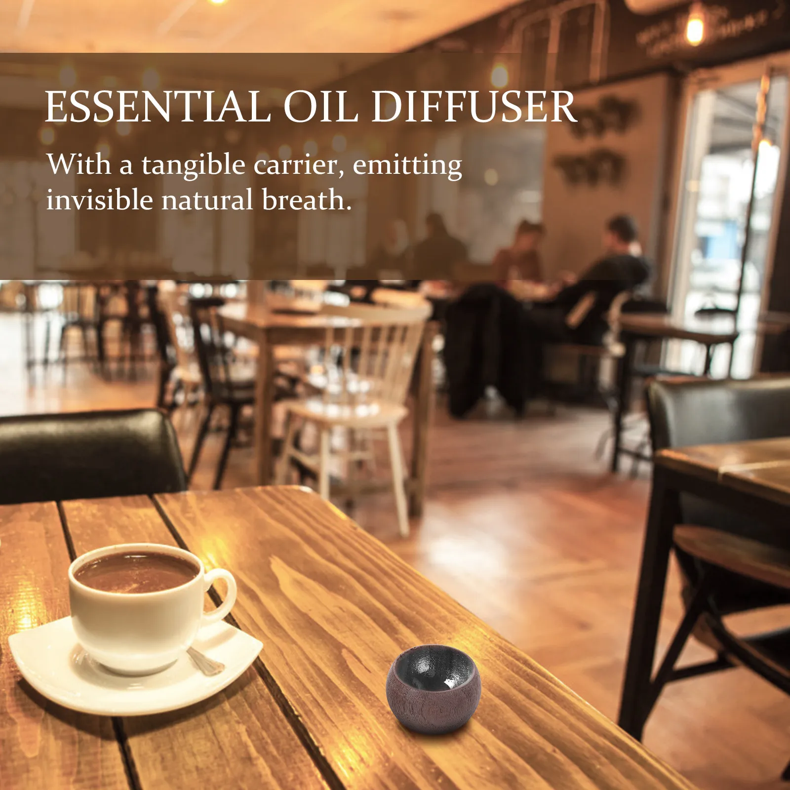 

1 шт. Темно-серый настольный деревянный аромадиффузор с натуральными тростниковыми палочками для дома и офиса, освежитель воздуха, расширяющийся деревянный ароматизатор