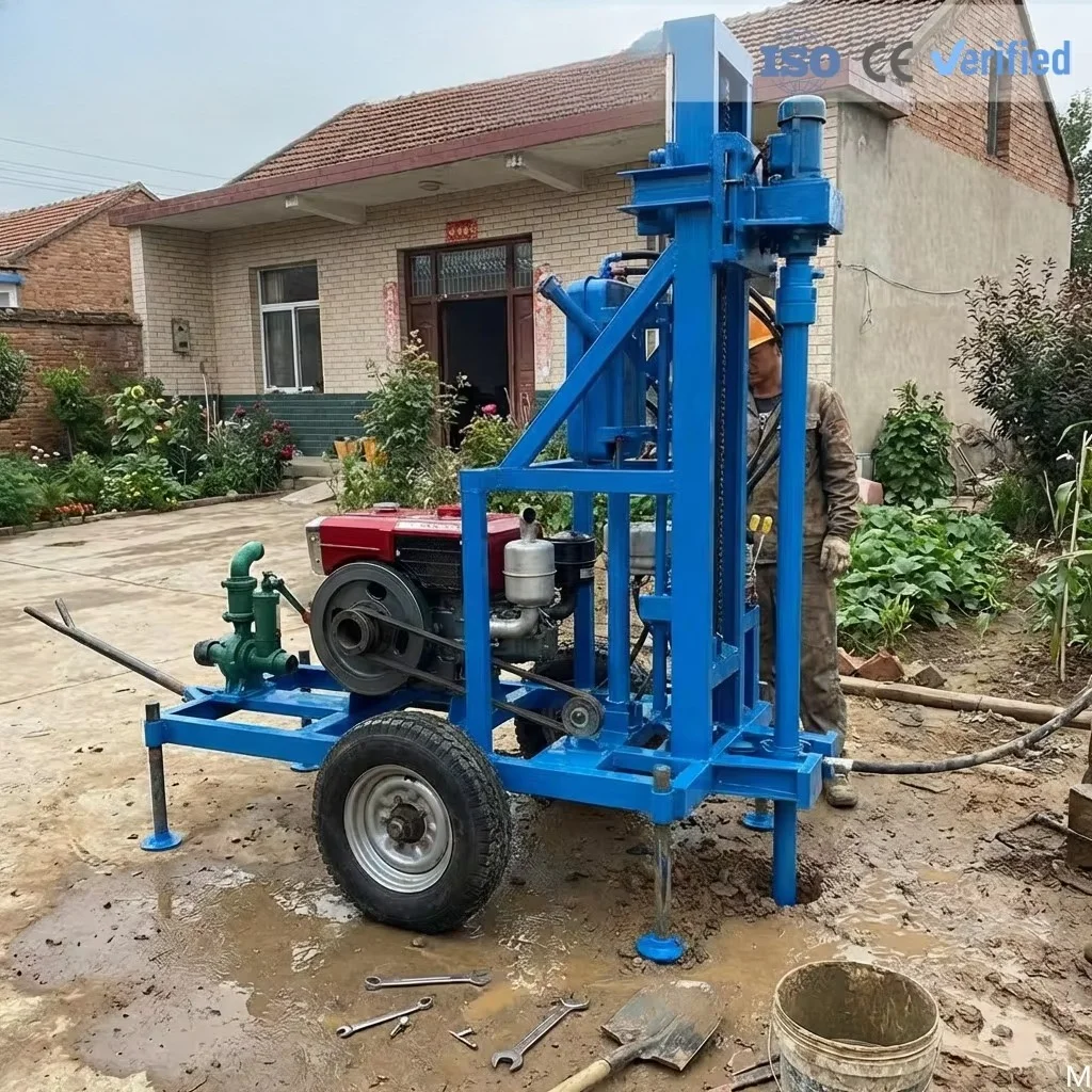Factory Direct Sales 100m 150m Water Well Drilling Rig High Performance Mine Drilling Rig Diesel Water Well Drilling Rig