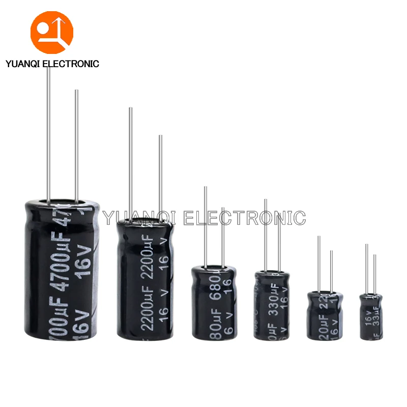 10V 16V 25V 35V 50V 400V 450V Aluminum Electrolytic Capacitor 4.7UF 10UF 22UF 47UF 100UF 220UF 330UF 470UF 1000UF 2200UF 4700UF