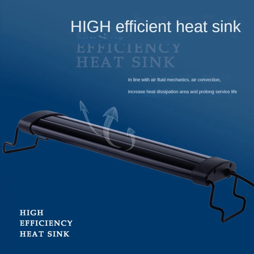 

3 Modes Fish Tank Water Plant Light 110V/220V High Brightness Ultra-Thin Ornamental Fish Aquarium Brightening Fixture 30-120CM